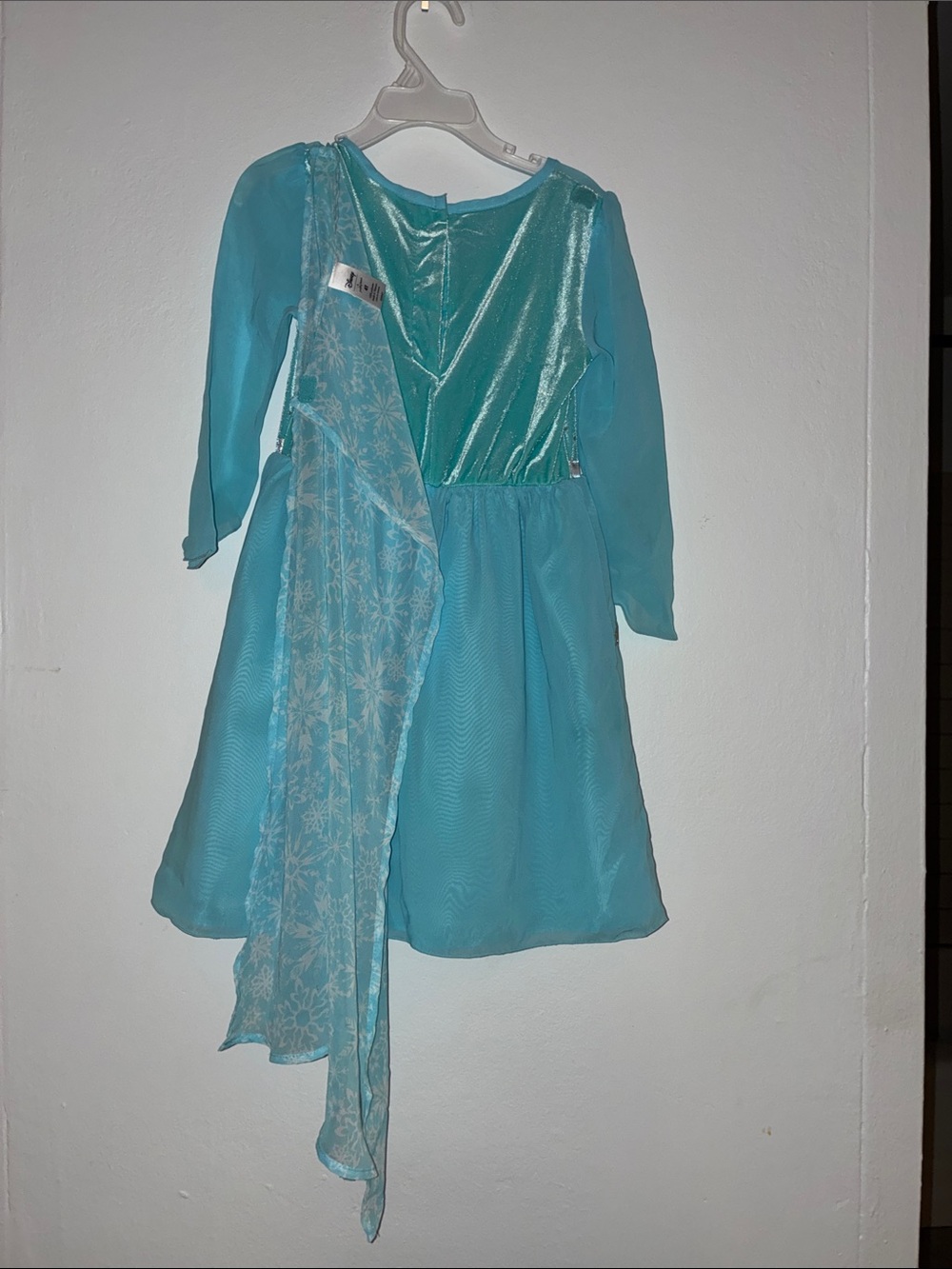 Disney Girls Frozen Costume With Detachable Cape 4T - Picture 3 of 5